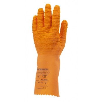 Gants enduits latex crêpé orange 34 cm covergard
