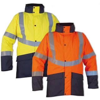 Veste pluie haute visibilité haut de gamme BERGEN CHATARD deux coloris