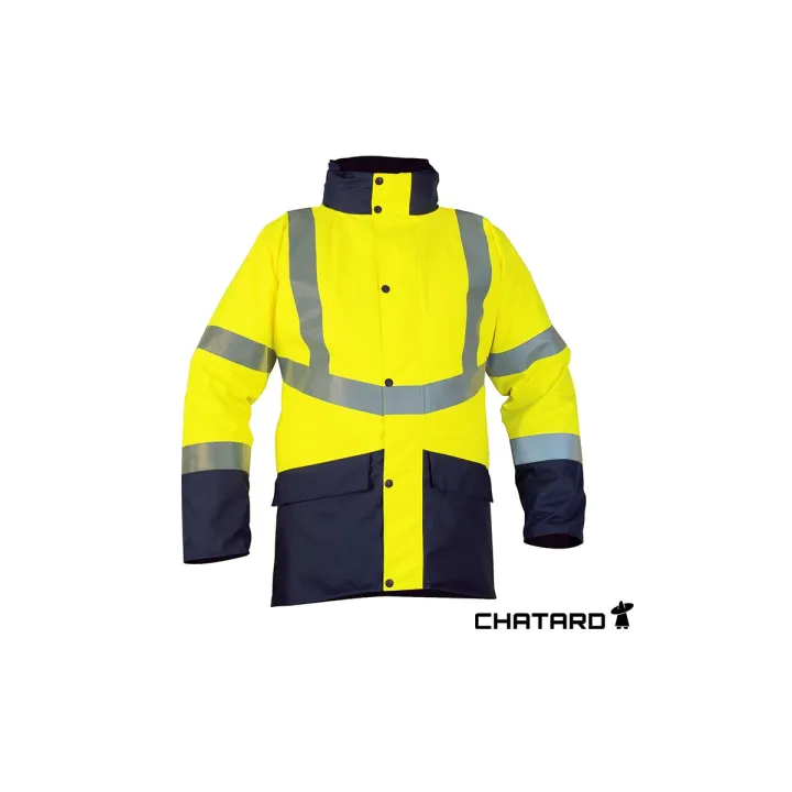 Veste haute visibilité pluie
