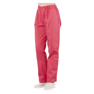 Pantalon mixte polyester coton élastiqué PACO fuchsia  PBV