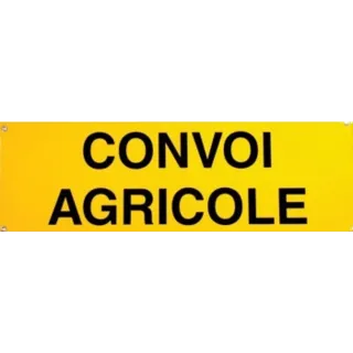 Panneau CONVOI AGRICOLE magnétique 1200 x 40 cm