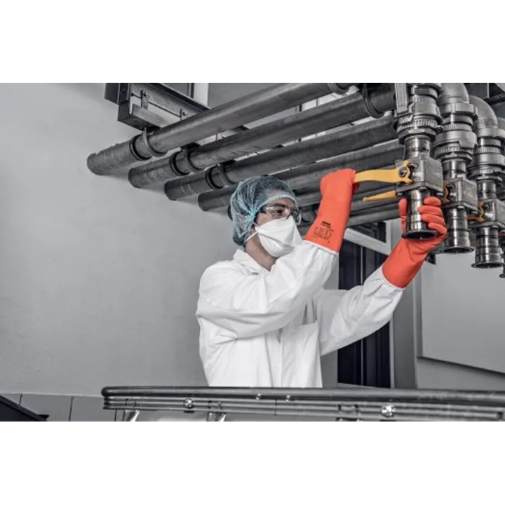 Gant protection chimique polyvalente UCHEM 3500 3121X ACJKLMNOPST UVEX biologie