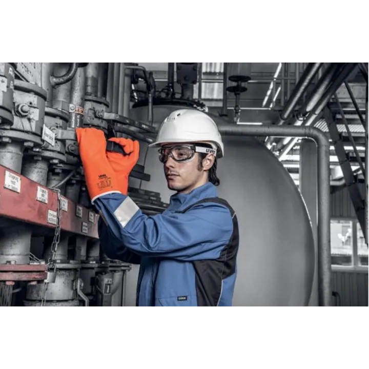 Gant protection chimique polyvalente UCHEM 3500 3121X ACJKLMNOPST UVEX chimie