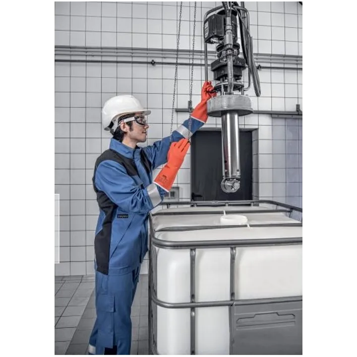 Gant protection chimique polyvalente UCHEM 3500 3121X ACJKLMNOPST UVEX détergeants