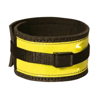 Paire de guêtre équitation réfléchissante jaune