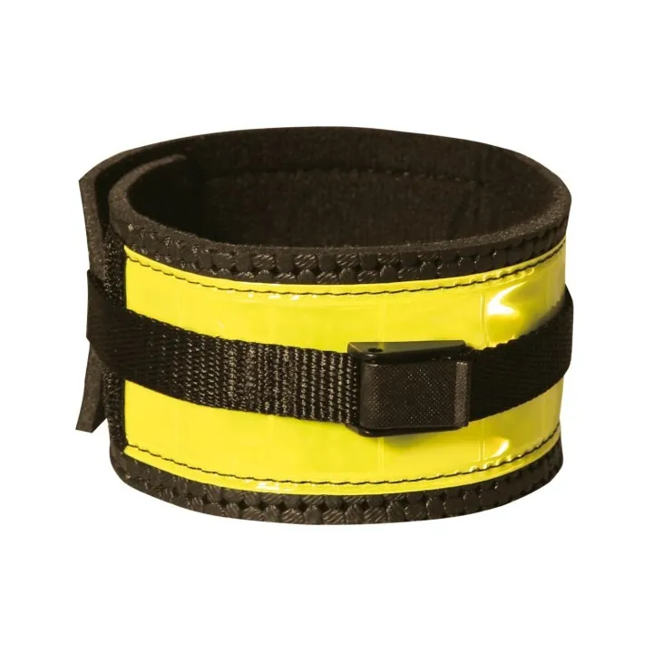 Paire de guêtre équitation réfléchissante jaune