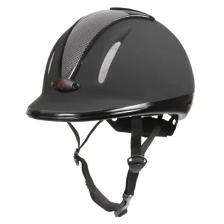 Casque ou bombe d'équitation 3 points CARBONIC
