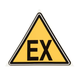 Panneau danger explosion rigide EX