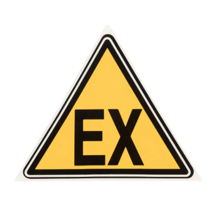Panneau danger explosion rigide EX
