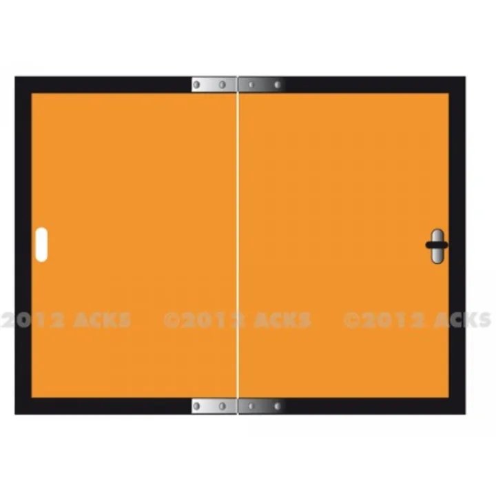 Panneau ADR 300 X 400 orange pliable alu NSB