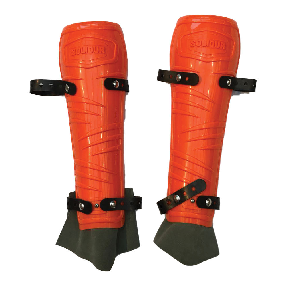 SOLIDUR Manchette De Protection Tronçonneuse Classe 1 - AUTHENTIC - Couleur Orange - Taille Unique - 100% Polyester