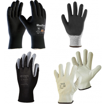 Kit gant : 4 paires de gants de protection avec un pochette MSA