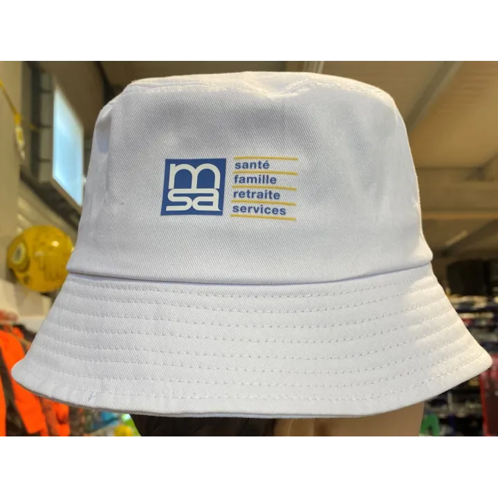 Bob blanc de protection soleil MSA