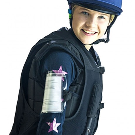Airbag AIRJACKET noir équitation dressage protection chute de cheval enfant HELITE