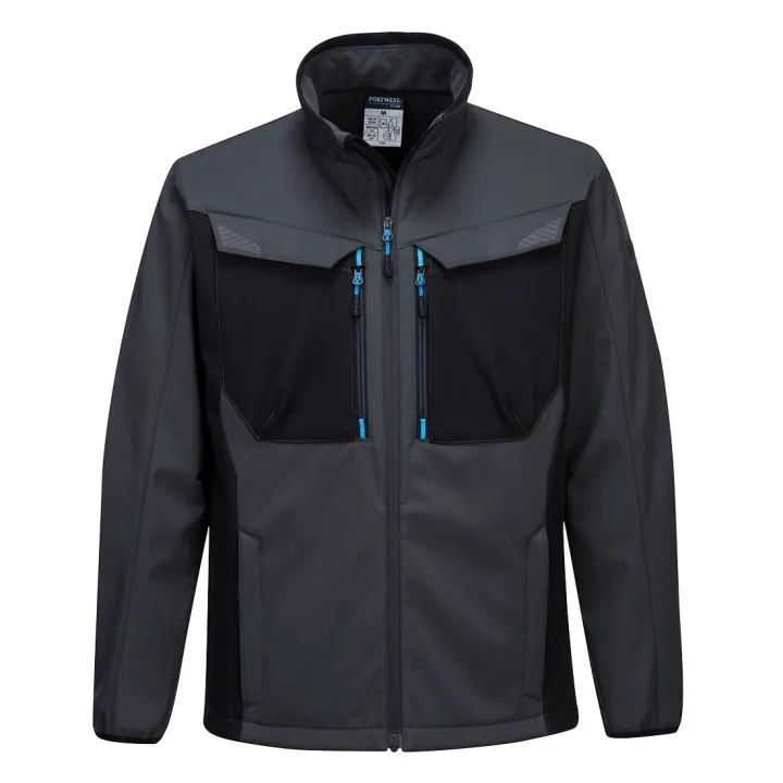 Veste T750 Softshell WX3 gris métal imper respirante doublée micro polaire