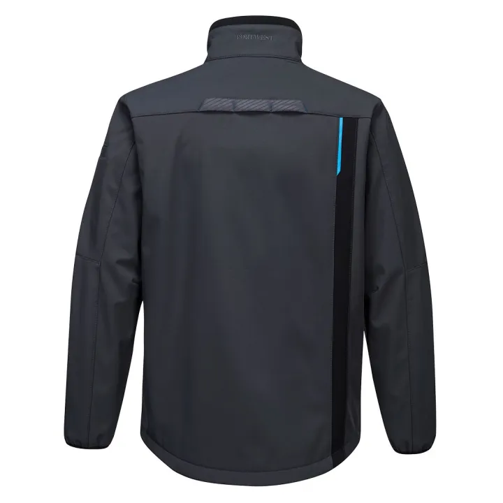 Veste T750 Softshell WX3 gris métal imper respirante doublée micro polaire dos
