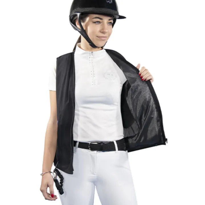 Gilet AIRBAG équitation ZIP'IN 2 adulte et enfant doublure