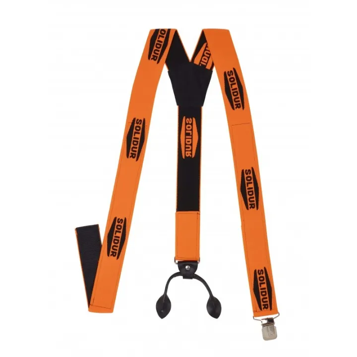 Bretelle pantalon forestier SOLIDUR orange