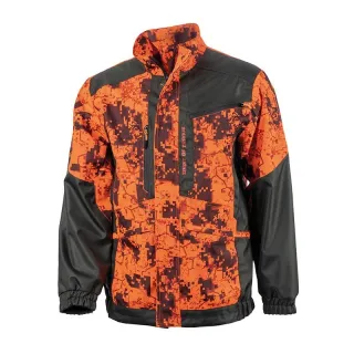 Veste chasse fluo anti ronce SPIRIT DIGITAL orange