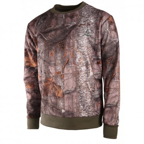 Sweat chasse polaire camouflage FOREST TREELAND