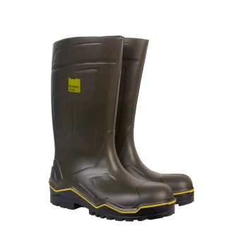 Botte de travail nouvelle génération RUBBER 04 verte SOLIDUR par 2