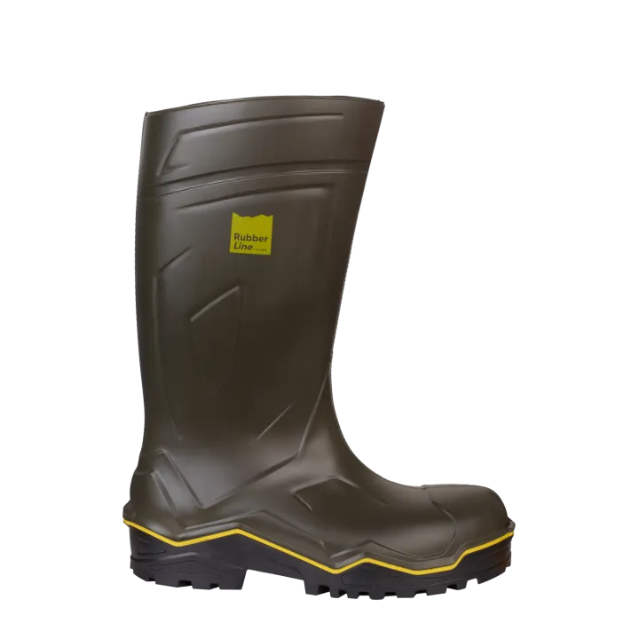 Botte de travail nouvelle génération RUBBER 04 verte SOLIDUR