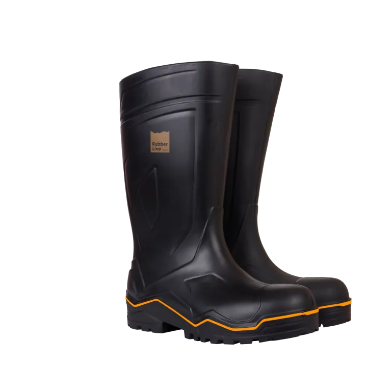 Botte de sécurité nouvelle génération RUBBER S5 noir SOLIDUR