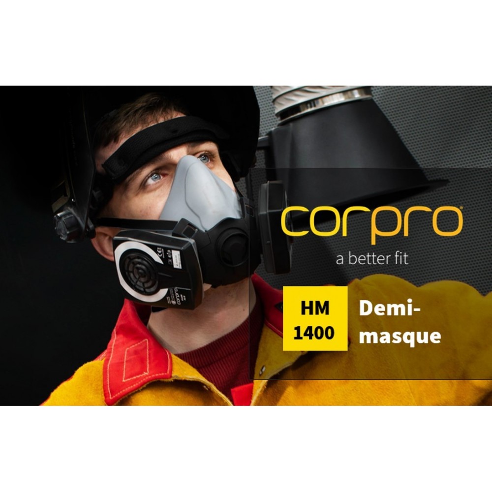 demi masque 1400 CORPRO protection respiratoire