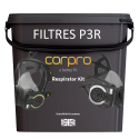 KIT masque complet 1600 CORPRO avec filtres poussières P3R