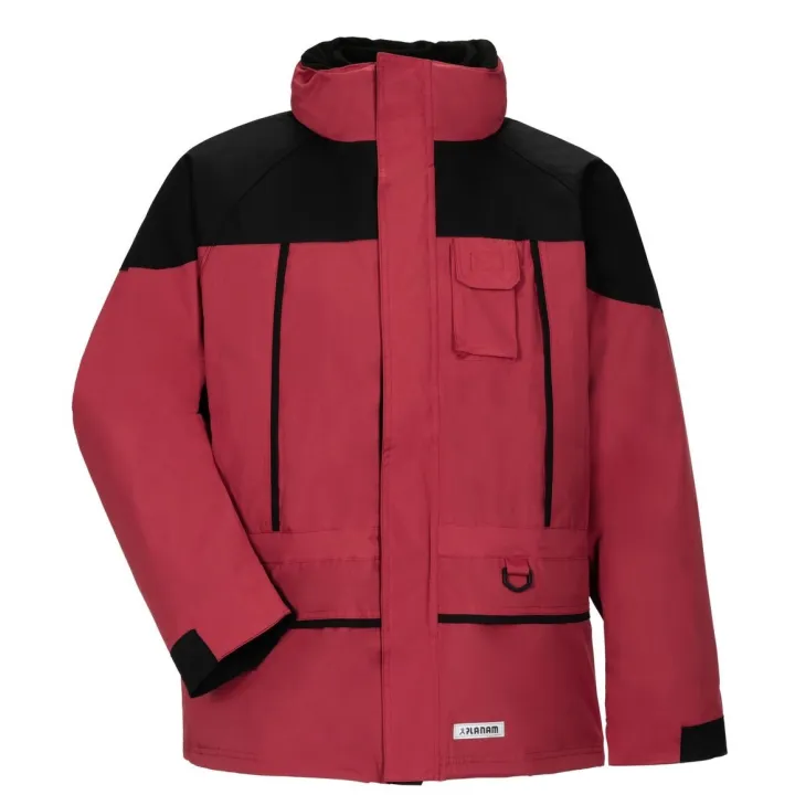 Parka de travail 3 en 1 hiver et mi saison froid et pluie twister rouge