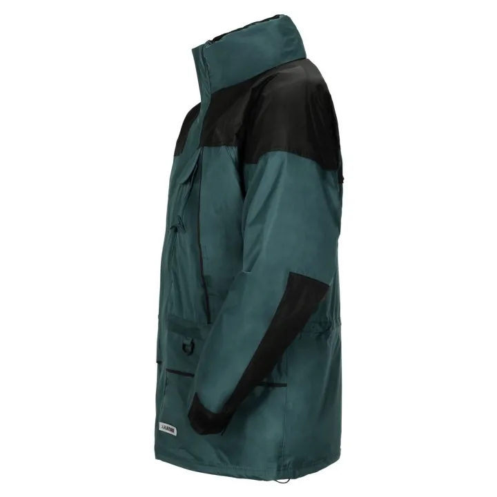Parka de travail 3 en 1 hiver et mi saison froid et pluie twister verte profil