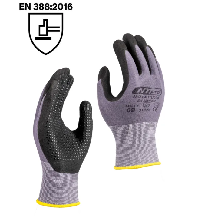 Gant technique enduit mousse de nitrile 4132 NOVA PU005 NT PRO