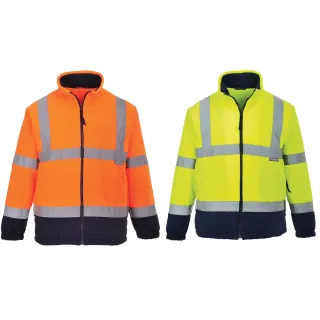 Polaire haute visibilité norme EN 40271 Classe 2 (2 coloris)