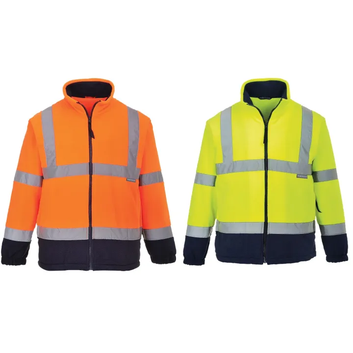 Polaire haute visibilité norme EN 40271 Classe 2 (2 coloris)