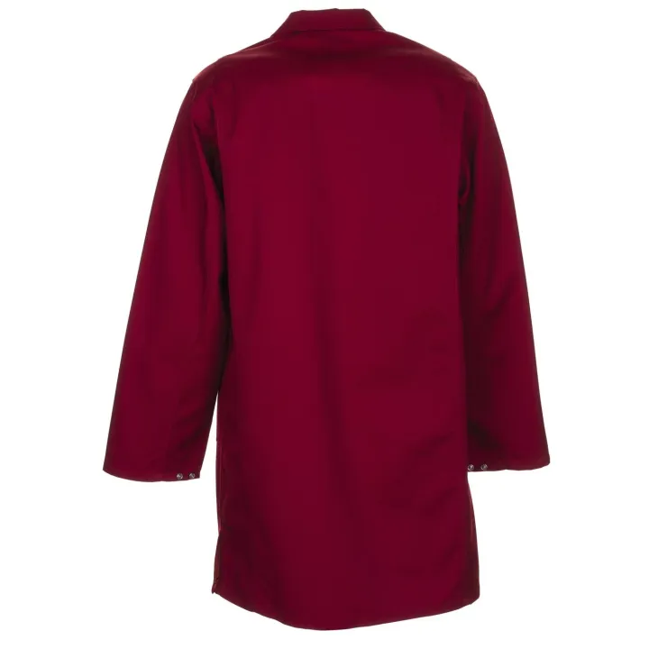 Blouse de travail MG 260 65% Polyester 35 %coton PLANAM  bordeaux dos