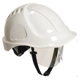 Casque de chantier PLUS VISOR lunette avec crémaillère