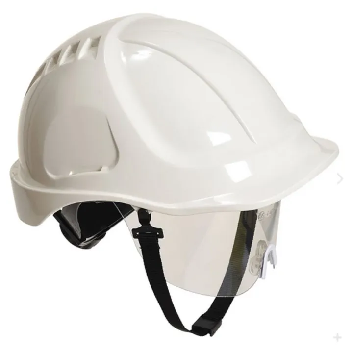 Casque de chantier PLUS VISOR lunette avec crémaillère