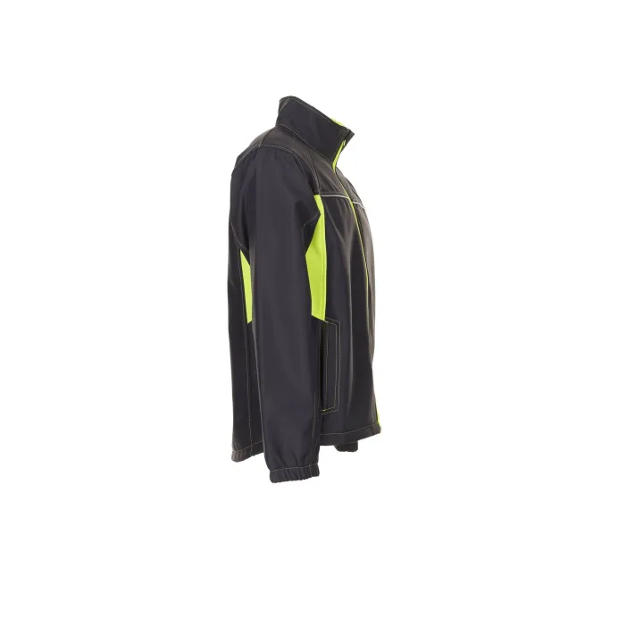 Veste de travail Softshell BASALT NEON PLANAM 6290 anthracite jaune profil 1