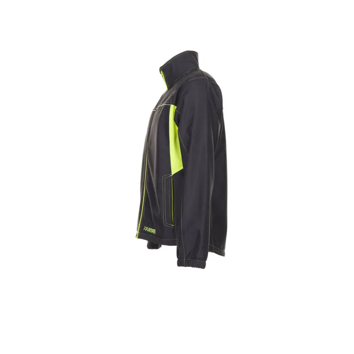 Veste de travail Softshell BASALT NEON PLANAM 6290 anthracite jaune profil 2