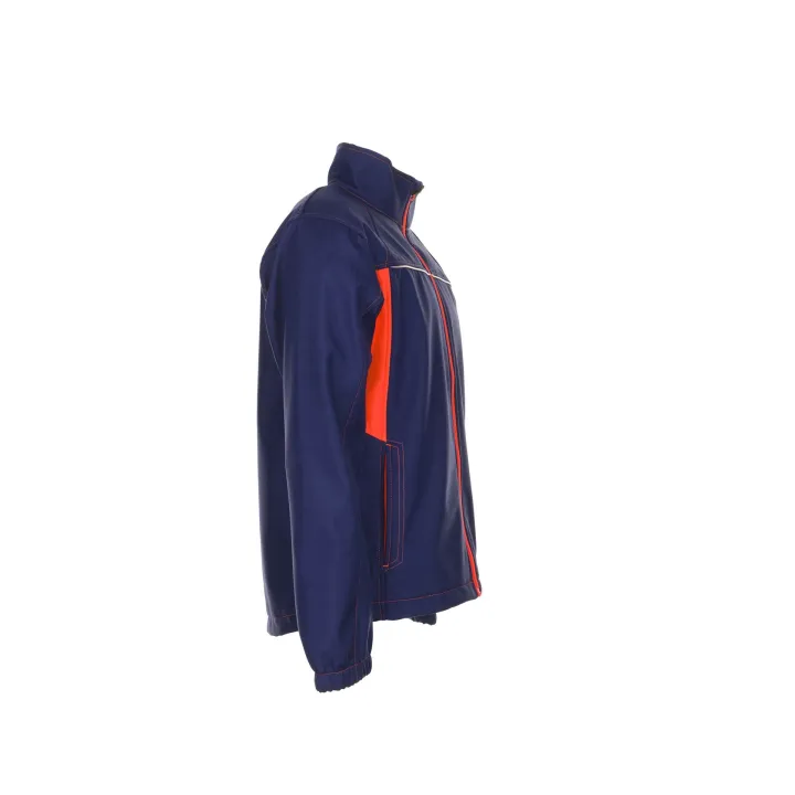 Veste de travail Softshell BASALT NEON PLANAM 6291 marine orange profil 1