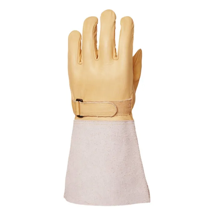Sur gant électricien cuir pour gant en caoutchouc isolant EUROHEAT 2550 dos