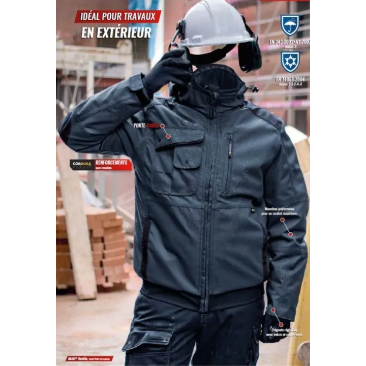 Caractéristiques Veste hiver de travail hyper résistante et chaude AUSTIN DASSY