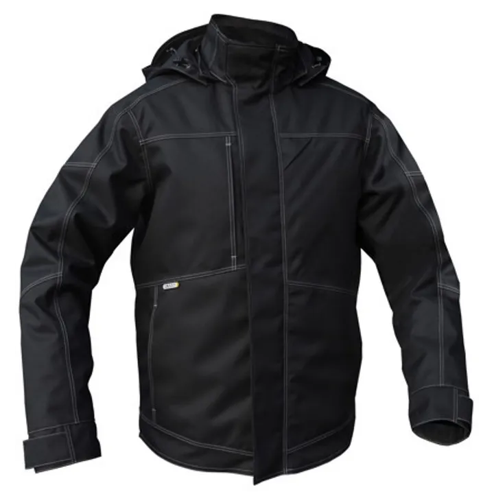 Veste hiver haut de gamme MINSK robuste et imperméable noire