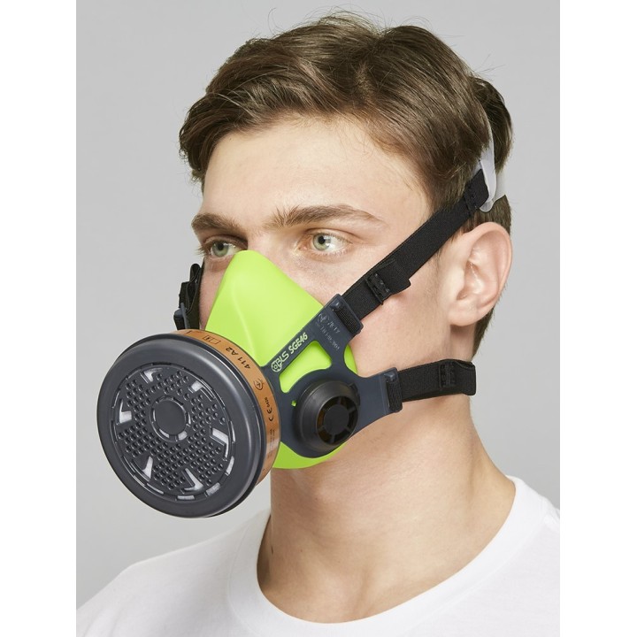 Demi-masque silicone BLS SGE46 à connexion universelle RD40