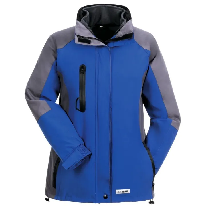 Veste Femme 3 en 1 avec polaire amovible Shape bleu gris planam