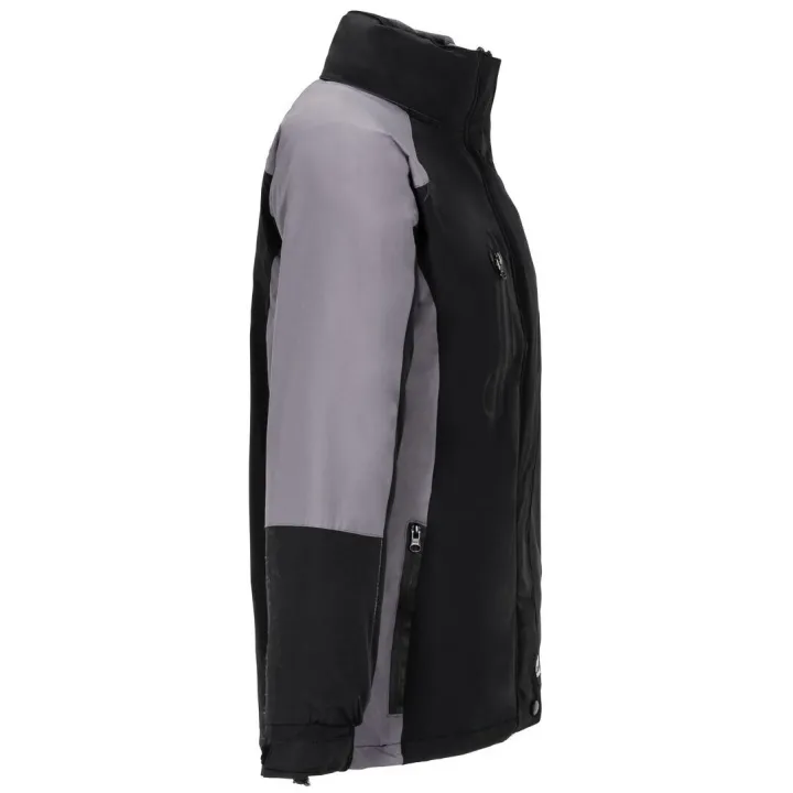 Veste Femme 3 en 1 avec polaire amovible Shape noir gris planam profil