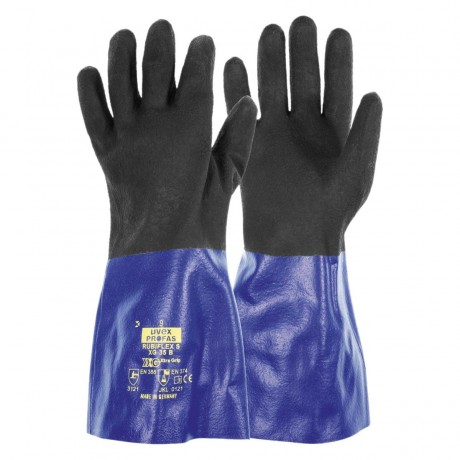 Gants de protection chimique phytosanitaire long 100% imperméables  SNITRILE- ROSTAING- Taille 09/Gants T9 PRO phyto chimie long