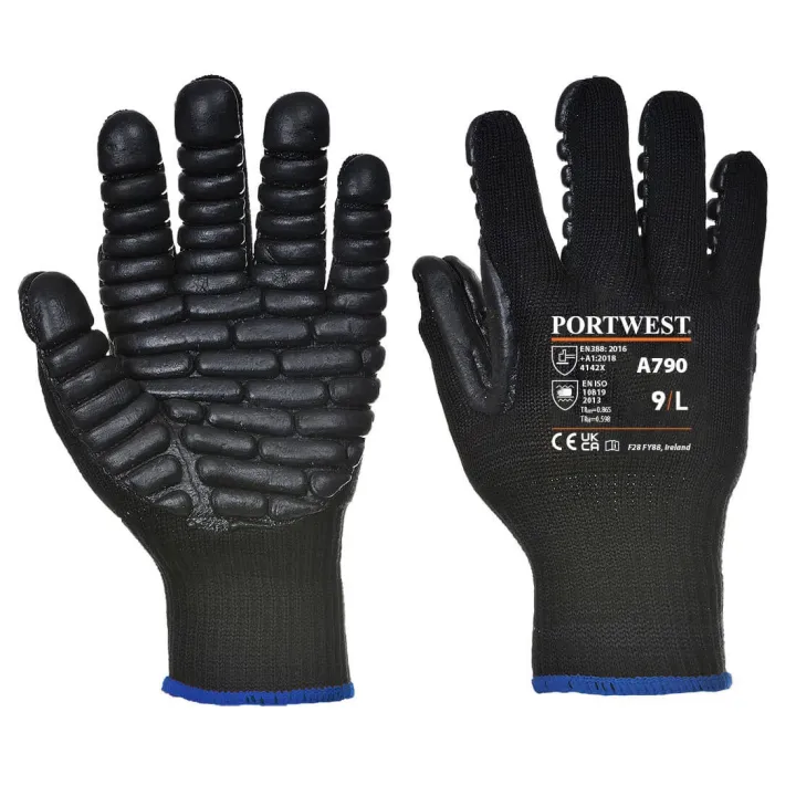 Gants anti vibration et impact A790 PORTWEST