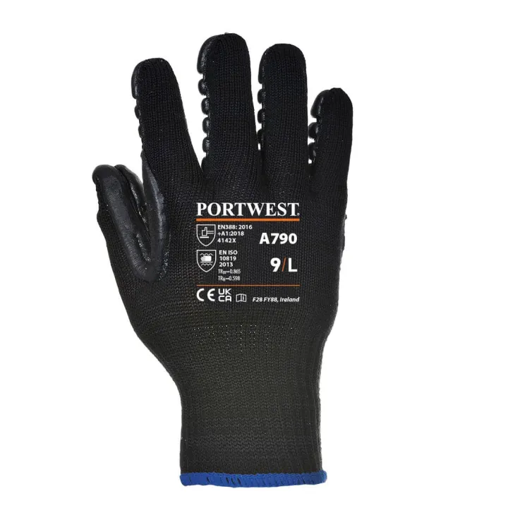 Gants anti vibration et impact A790 PORTWEST