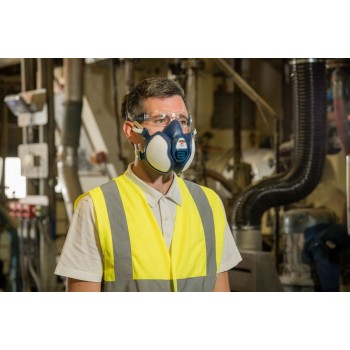 Masque protection respiratoire réutilisable 4255 A2P3 3M utilisateur